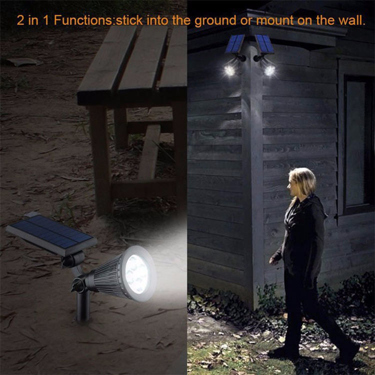 Piccolo illuminazione a torcia solare Led giardino esterno luce solare giardino solare luce stradale