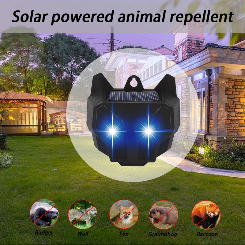 Luci a LED rosse a energia solare Trappo per scarafaggi e deterrente per proiettili per la casa