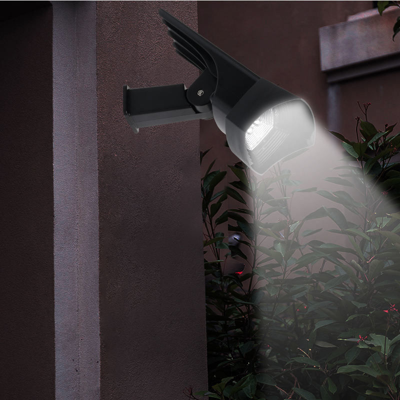 Perfetto Disegno Proiettore a energia solare Lampade da parete esterne 120° angolo di raggio Luce da giardino