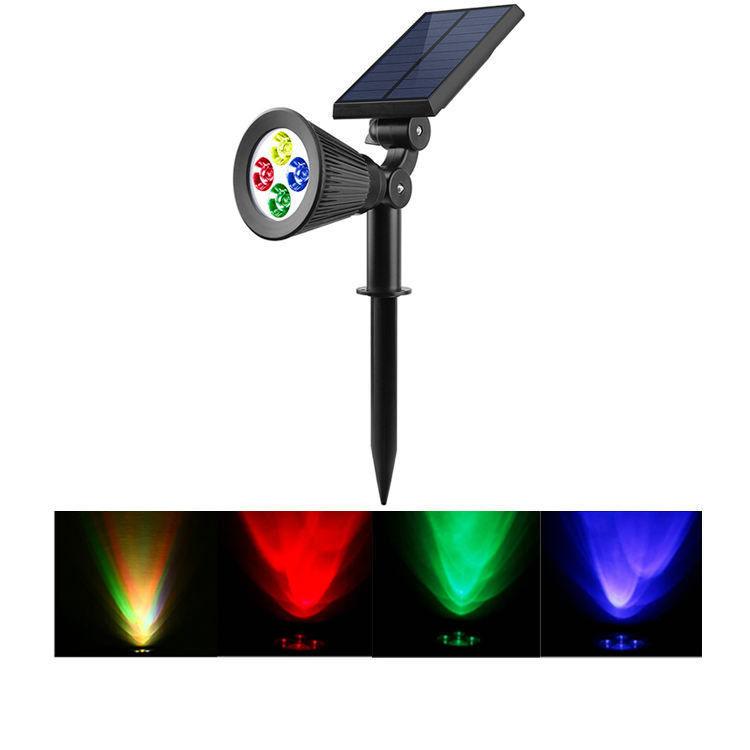 IP44 Lumi a parete solare RGB a cambiamento di colore
