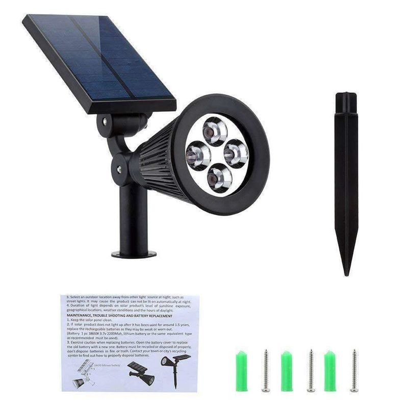 Moderni illuminatori per esterni portatili a led per giardino solare