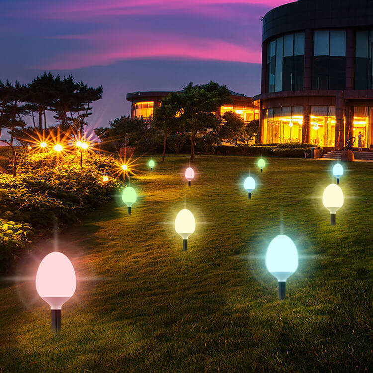 Lampade a sfera solare 50000 ore di vita per il giardino Decorazione natalizia