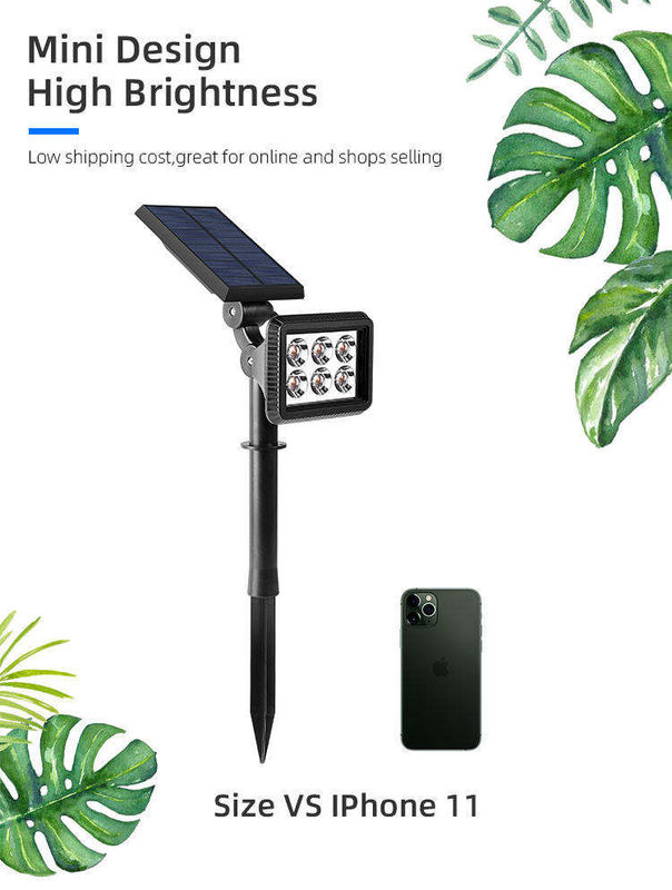 Lampada da giardino solare per esterni Lampada da giardino solare per paesaggio a LED con e regolabile impermeabile IP65