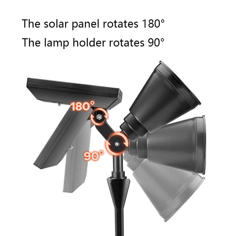 Lampada a LED a risparmio energetico con pannello solare