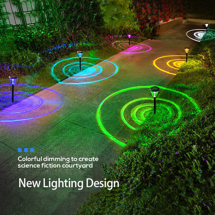 Lampade solari a LED per esterno impermeabile per cortile di passerella con angolo di raggio di 150 ° automatico ON / OFF
