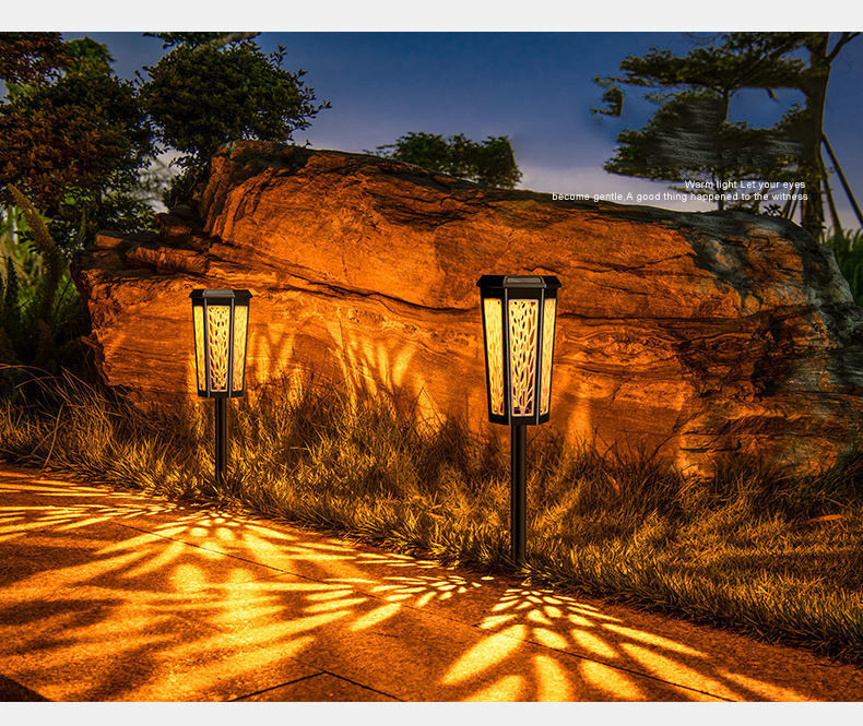 Luce di giardino ad energia solare ad accensione automatica IP65 per illuminazione dei marciapiedi