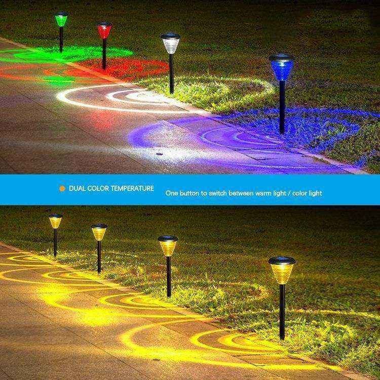 Temperatura di lavoro LED luce solare strada per Villa giardino erba terra inserito luci