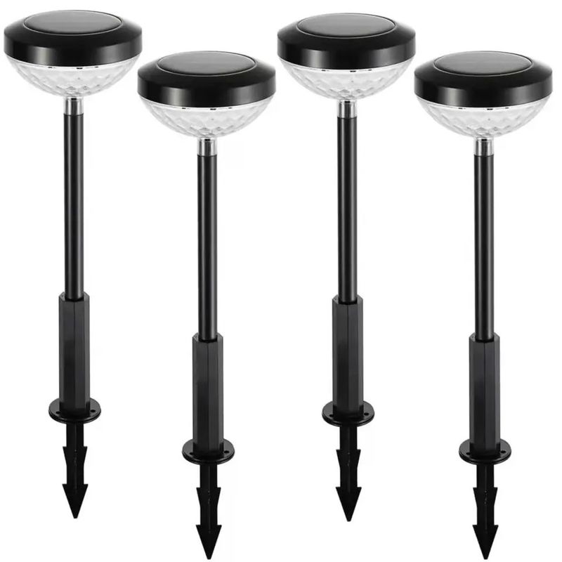 Lampada per prato solare per giardino esterno impermeabile IP55 ABS PC con materiale resistente alle intemperie