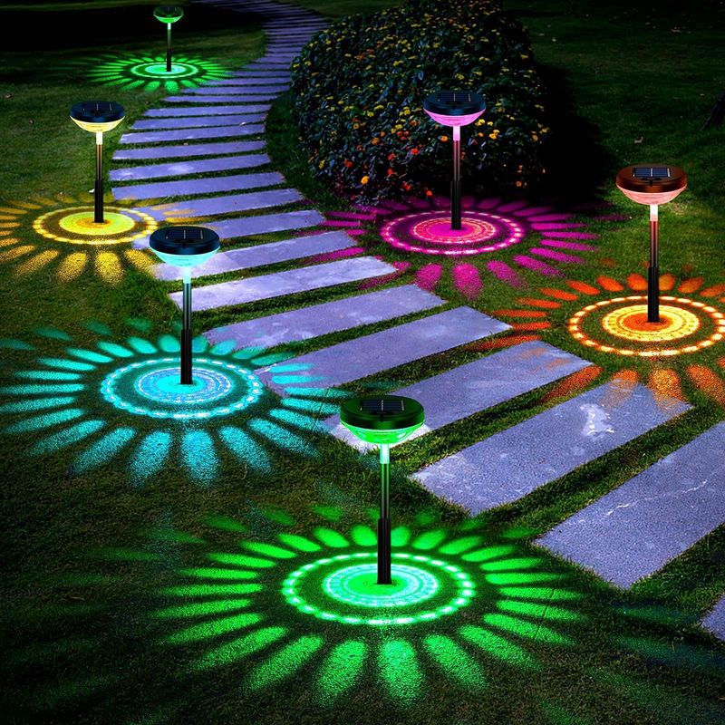 ABS PC Corpo della lampada Materiale Lampade solari Lampade solari interiore Decorative Lampade solari da giardino