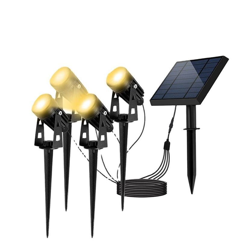 90lm/w Lampada Efficienza luminosa Aluminio Giardino solare LED luce per paesaggio e alberi