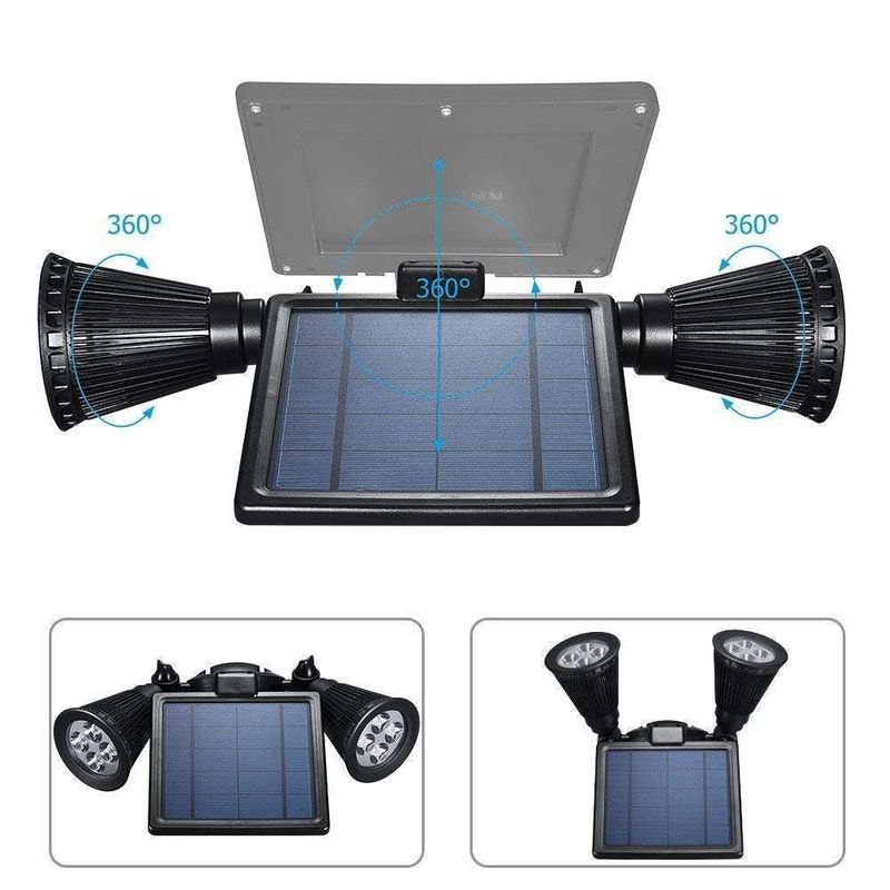 Moderni apparecchi di illuminazione per esterni pannelli solari luci a LED riflettori ideali per la piscina giardino lago patio