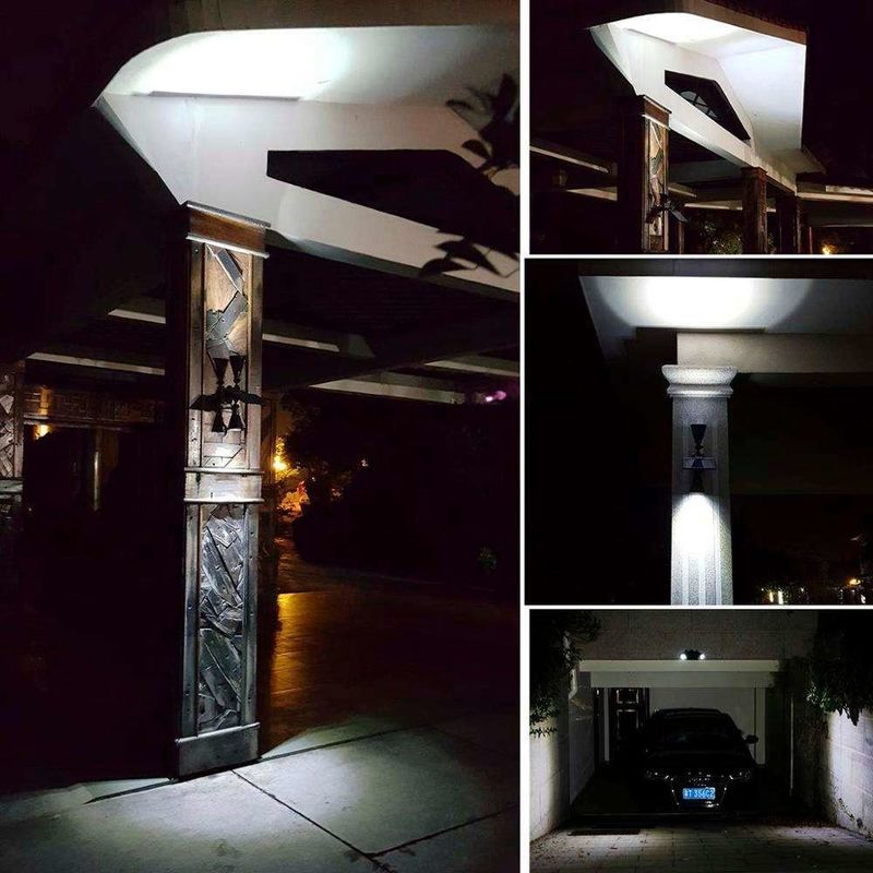Moderni apparecchi di illuminazione per esterni pannelli solari luci a LED riflettori ideali per la piscina giardino lago patio
