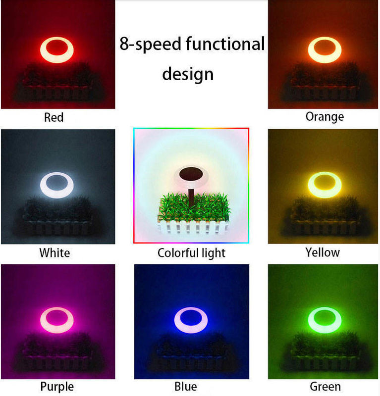 Luce paesaggistica a energia solare per illuminazioni decorative esterne colorate in Garden Villa