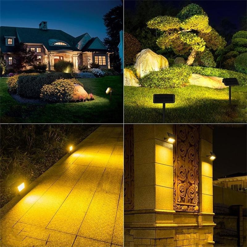 Indice di resa dei colori elevato Ra 80 Luci solari per giardini esterni Paesaggio decorativo