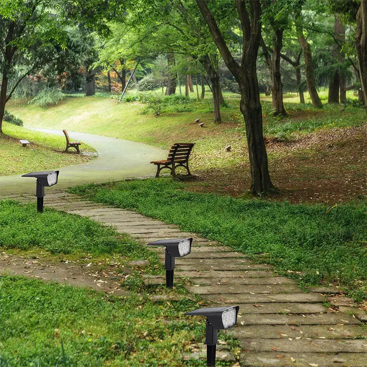 Lampada solare a LED impermeabile per il giardino esterno