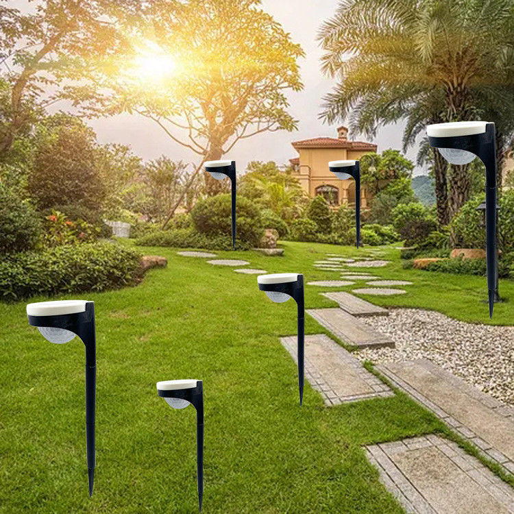 Luci solari per decorazioni da terra a LED da 1,2 V per il paesaggio del prato del cortile della passerella del giardino