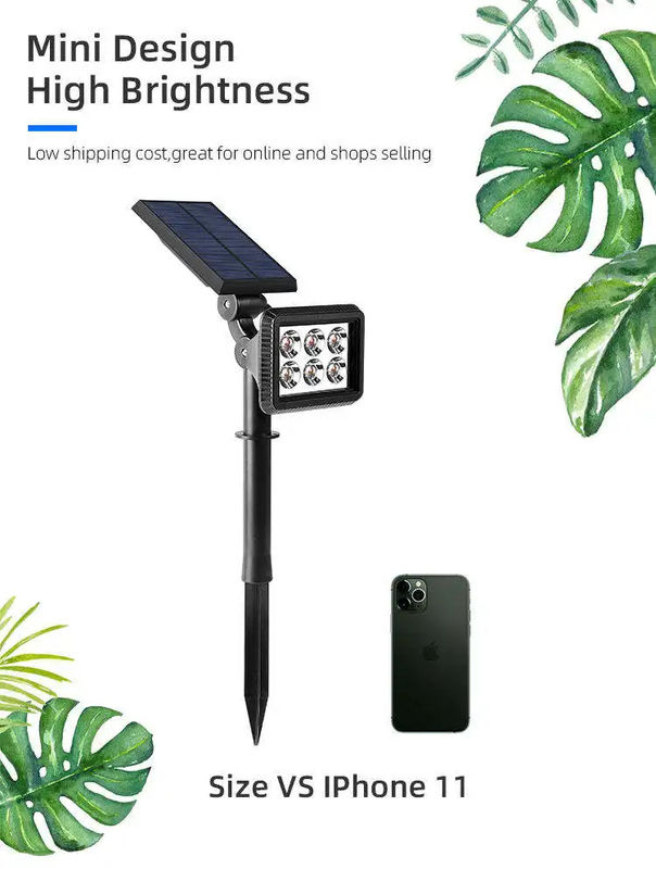 Famiglia Pathway Spotlight Albero Piantagione Giardino Solare Spot Light con e 3.7V Input Voltage