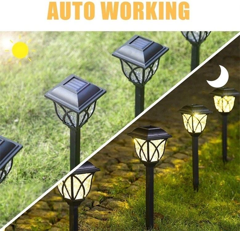 Lampada per prato esterno Lampada per passeggiata Lampada per giardino con Led Ip65 Lampada solare impermeabile