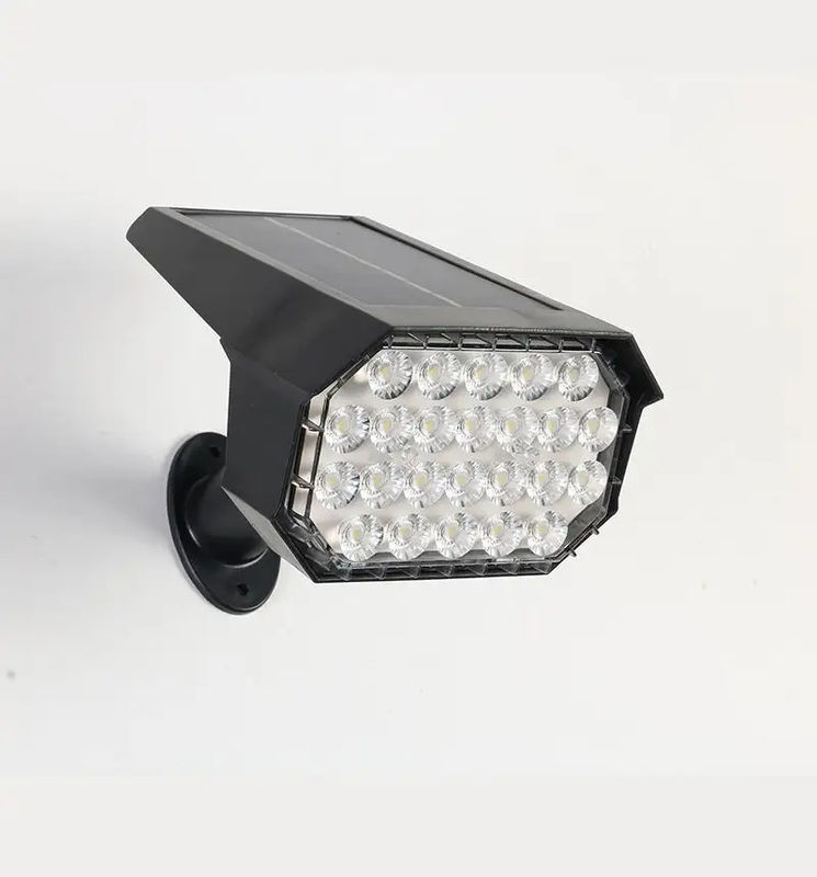 24 Leds Solar Led Street Light Lamp per percorso cortile paesaggio prato spike muro