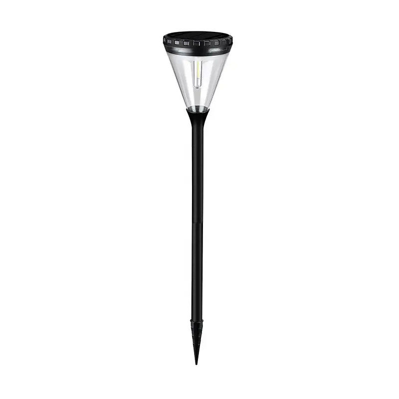 Indice di resa del colore 80 Ra Fuori a energia solare Bianco caldo 2 modalità LED Giardino Sentiero Luci di prato