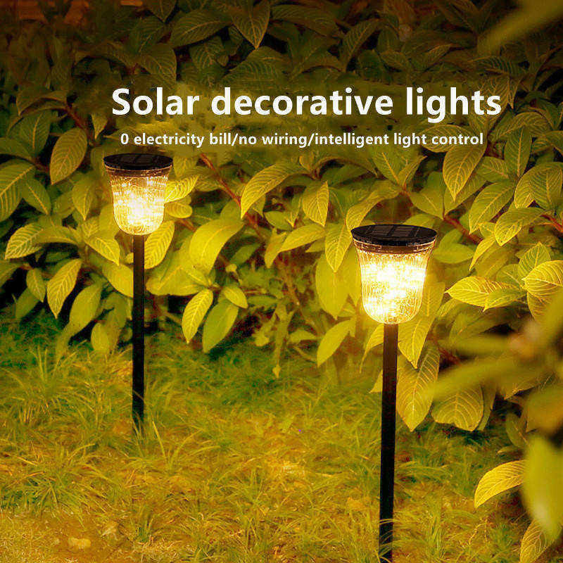 Luce da giardino solare decorativa con efficienza luminosa di 60lm/w e tempo di ricarica di 50000