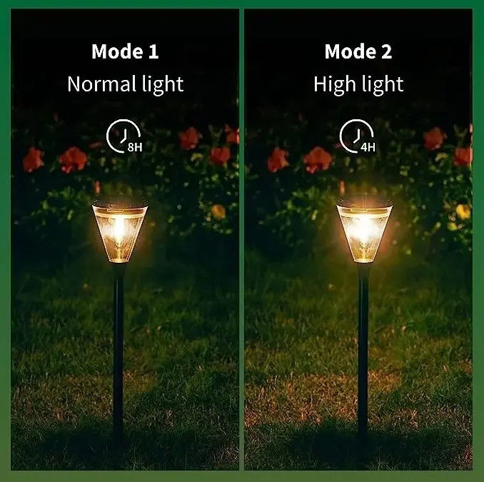 Luce giardino solare impermeabile all'aria aperta tricolore regolabile per il paesaggio del parco Villa Yard