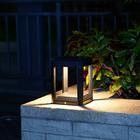 50000 ore di vita utile Sensore di movimento solare Lampade da giardino per prato con supporto per dimmer