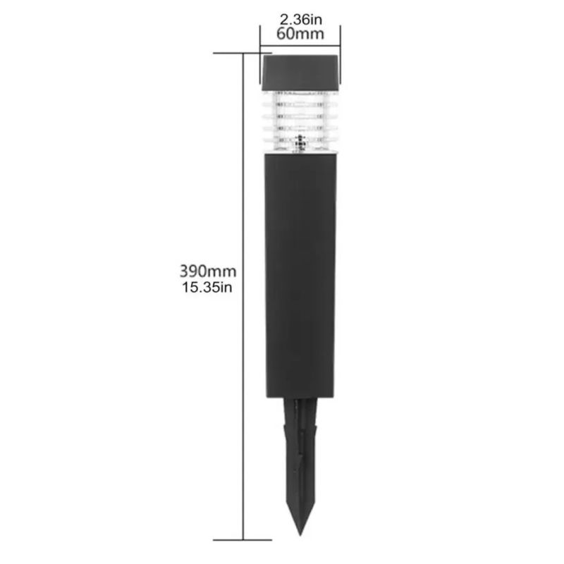 Lampada a piombo solare impermeabile per arredamento esterno Batteria 150mah Batteria a idrogeno al nichel