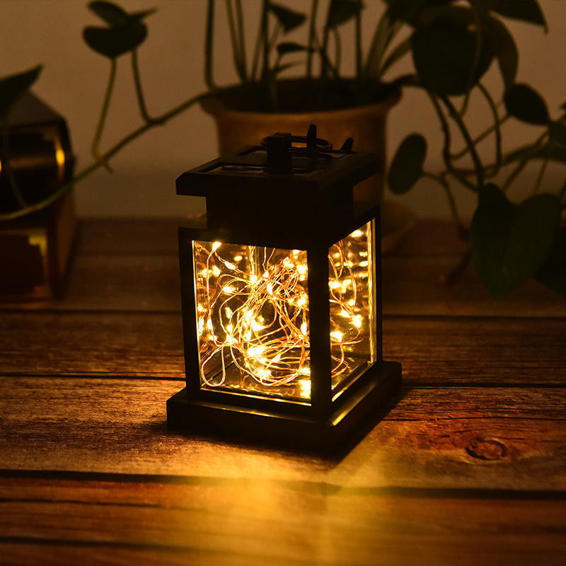 Home Giardino appesi alberi luci notturne a LED luci solari Decorazione giardino esterno appesi