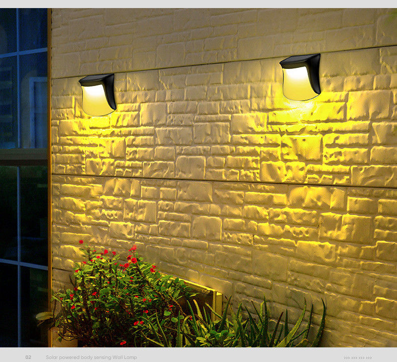 ABS luce solare per il giardino 1- impermeabile Recinzione per cortile esterno Decorazione per il giardino