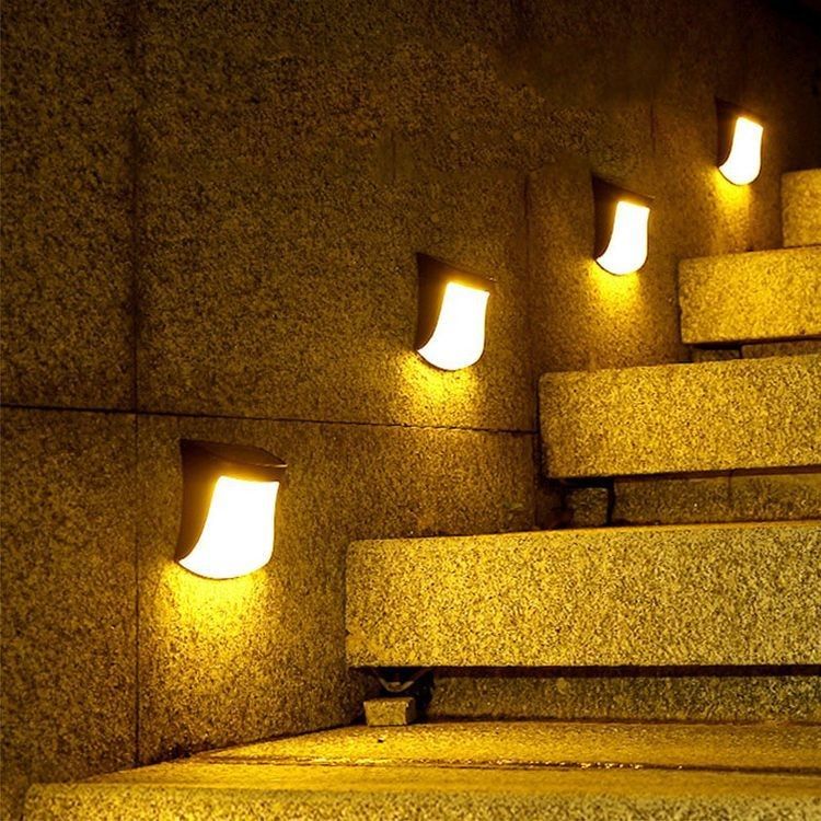 ABS luce solare per il giardino 1- impermeabile Recinzione per cortile esterno Decorazione per il giardino