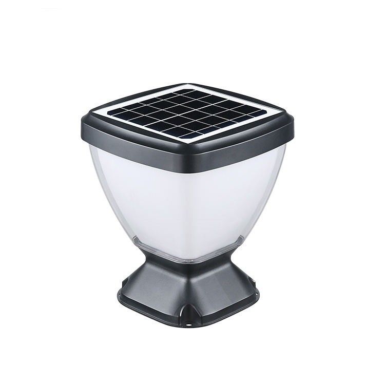 Illuminazione paesaggistica esteriore Lampada solare a colonna di parete LED Lampada solare a parete Villa 3000K/6500K