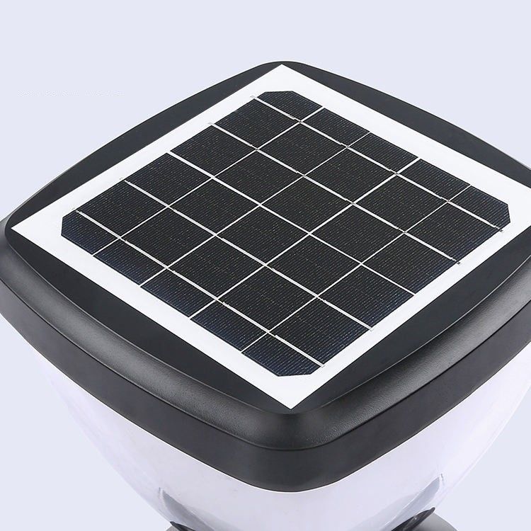 Illuminazione paesaggistica esteriore Lampada solare a colonna di parete LED Lampada solare a parete Villa 3000K/6500K