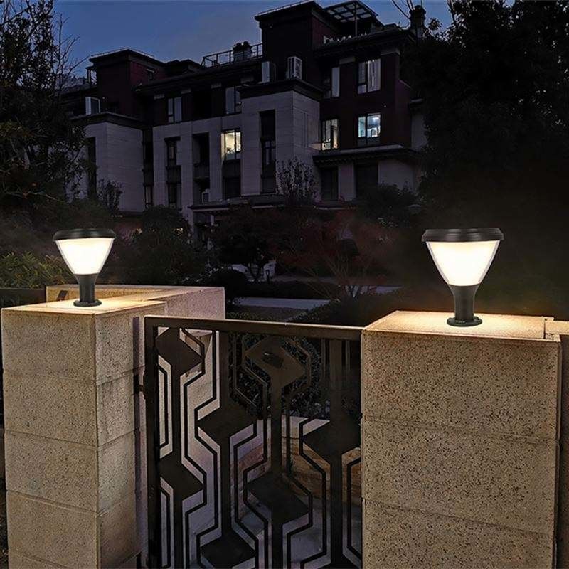 Lampada a colonna per giardino per decorazioni di patio versatile