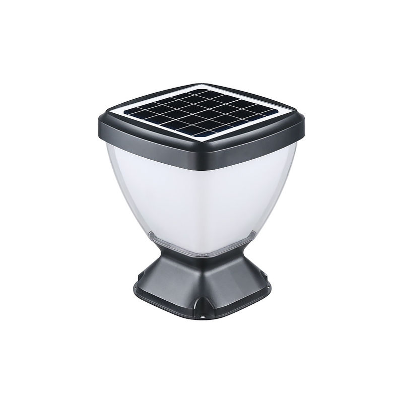 Luce a pilastro solare per il giardino, recinzione e paesaggio con temperatura di colore di 3000K/6500K