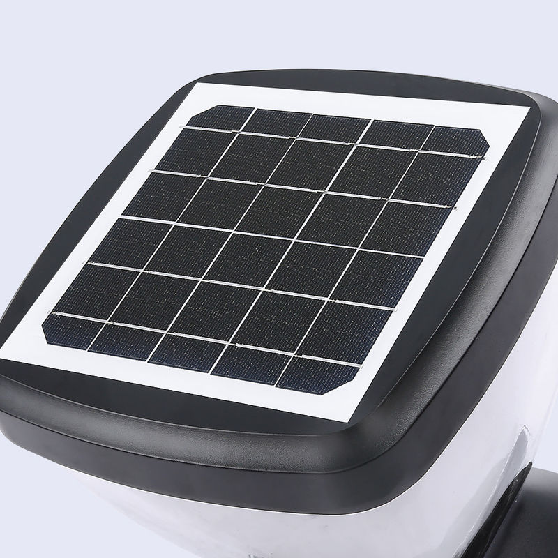 Luce a pilastro solare per il giardino, recinzione e paesaggio con temperatura di colore di 3000K/6500K