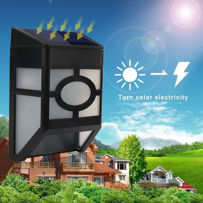 Home Lampada di recinzione giardino Decorazione classica Verde Inova Solare LED Lampada da parete con batteria
