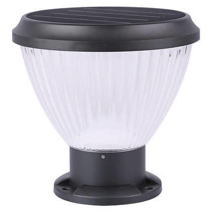 Luci solari per giardini Porta a pilastro Luce a LED per giardino Paesaggio Decorazione del cortile