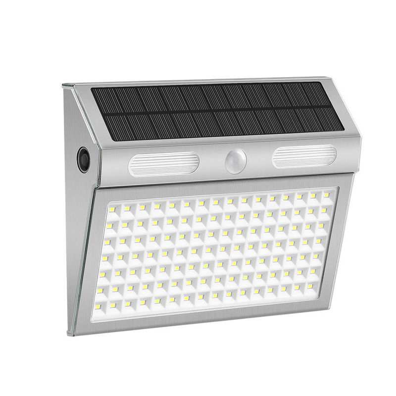 4 Moduli di illuminazione LED luce solare esterna a parete con sensore di movimento protezione IP65