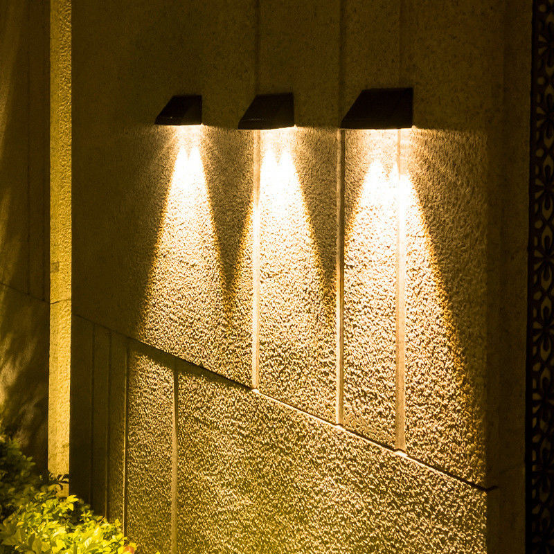 28±5LM Lampada a flusso luminoso Led giardino luce solare per pareti per la decorazione del cortile
