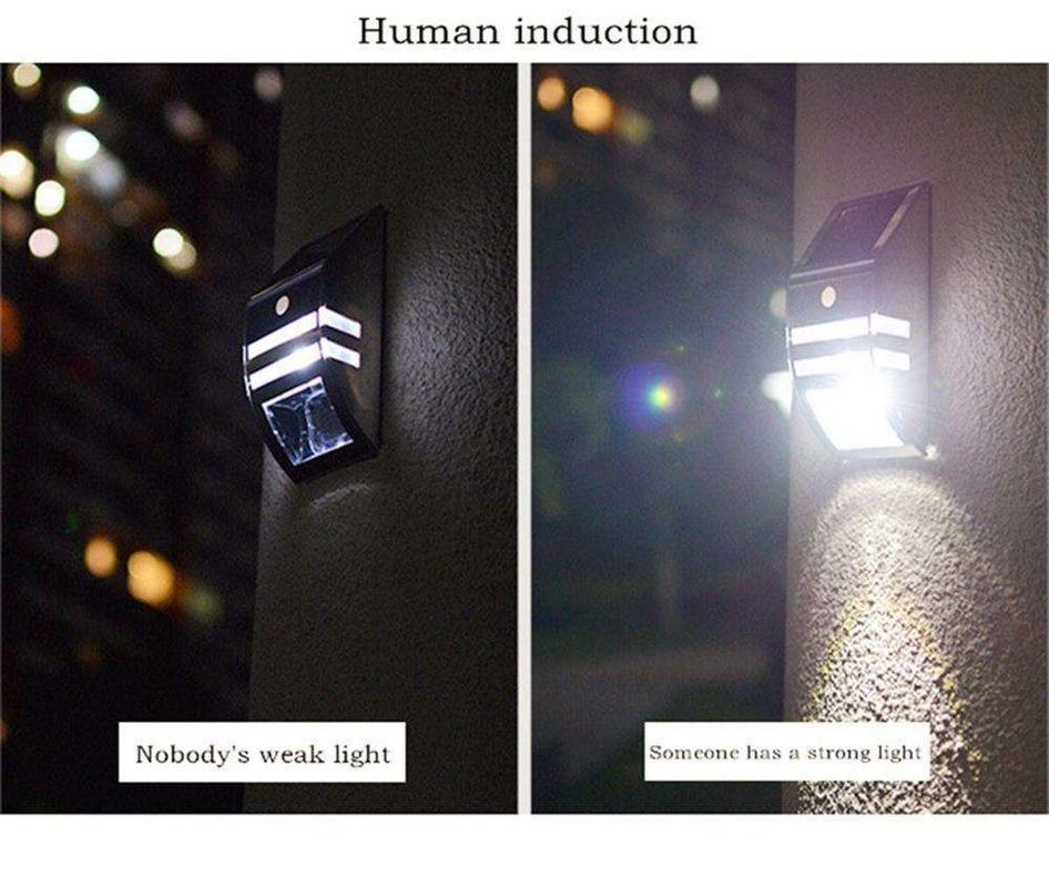 Luce di recinzione solare Modello più recente Modello moderno di illuminazioni esterne LED Sensore solare