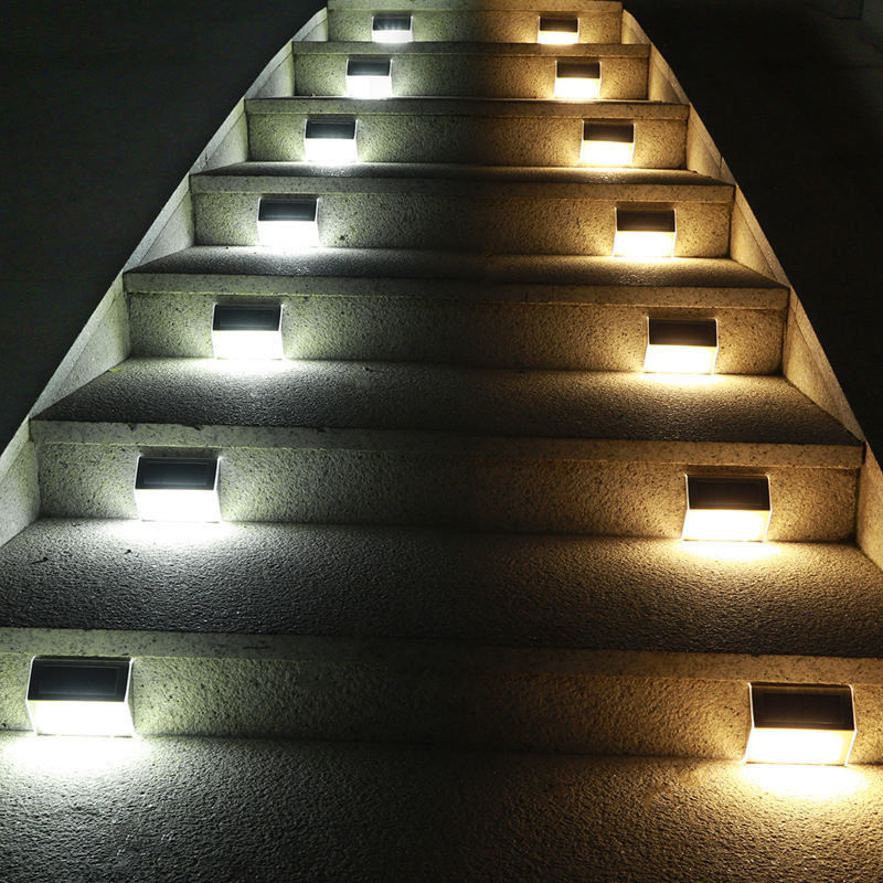 Lumiere di recinzione a scalinata a LED per cortile di giardino