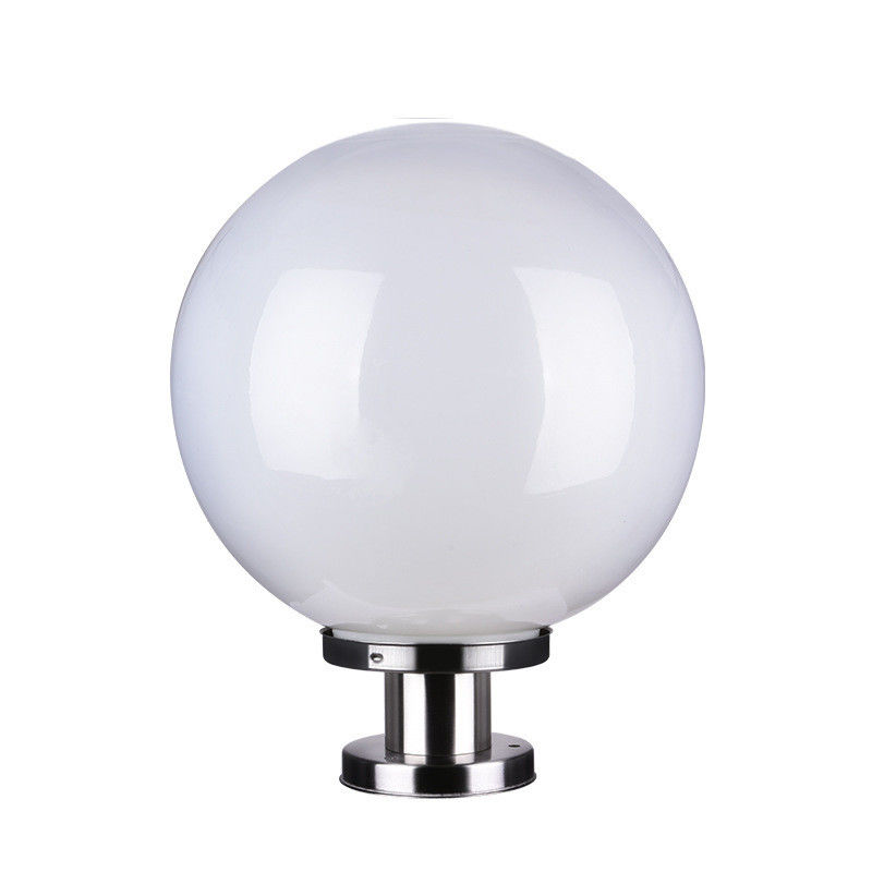 360° angolo di fascio rotondo di plastica di recinzione solare luci con timer a distanza e 3 colori