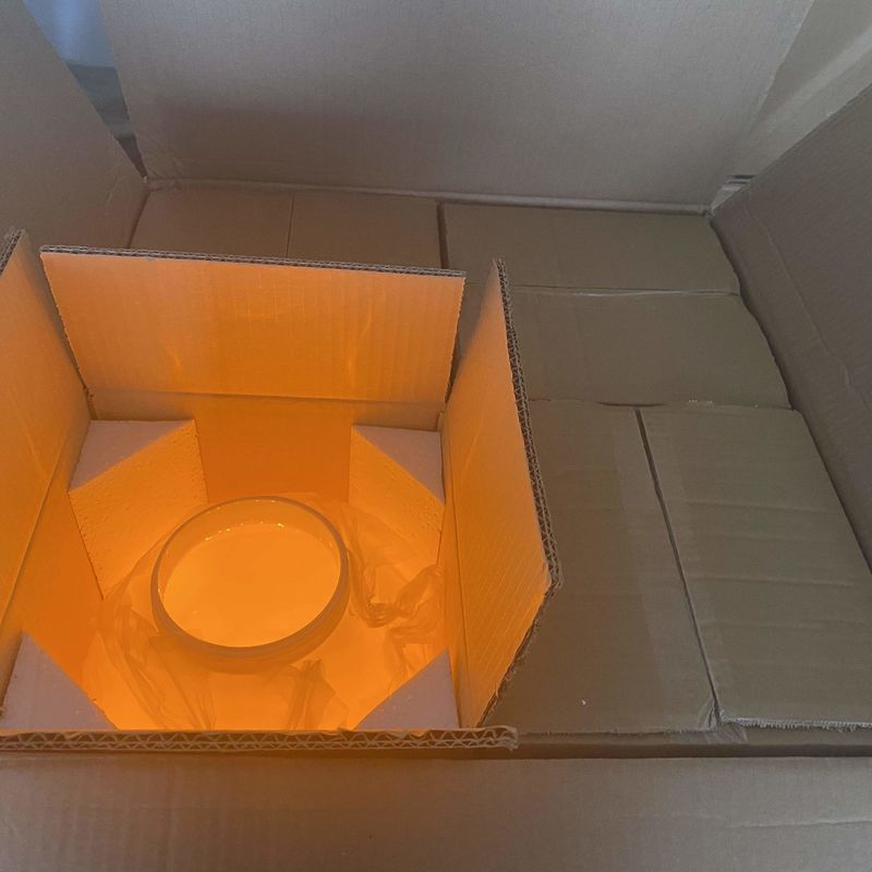 360° angolo di fascio rotondo di plastica di recinzione solare luci con timer a distanza e 3 colori