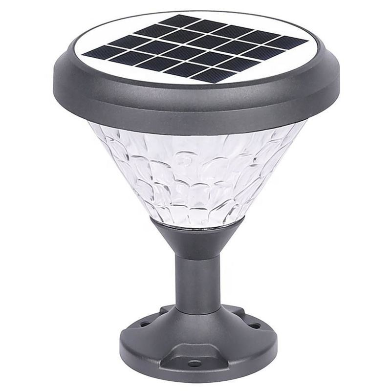 Tipo europeo IP65 Lampada impermeabile Cortile Pianta solare a LED Pianta di giardino a pianta di giardino per esterni