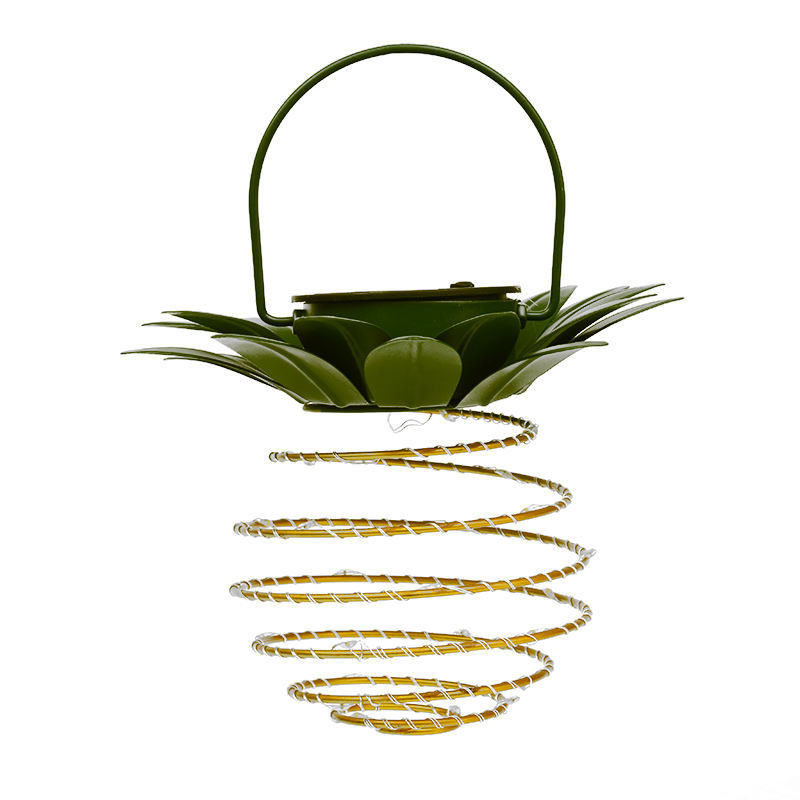 Lampada Flusso luminoso Lm 15 Lanterna solare di ananas per la decorazione del giardino paesaggistico