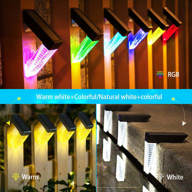 Sensore solare luce di ponte all'aperto LED lampada di scalinata IP65 impermeabile CRI Ra 70 per all'aperto