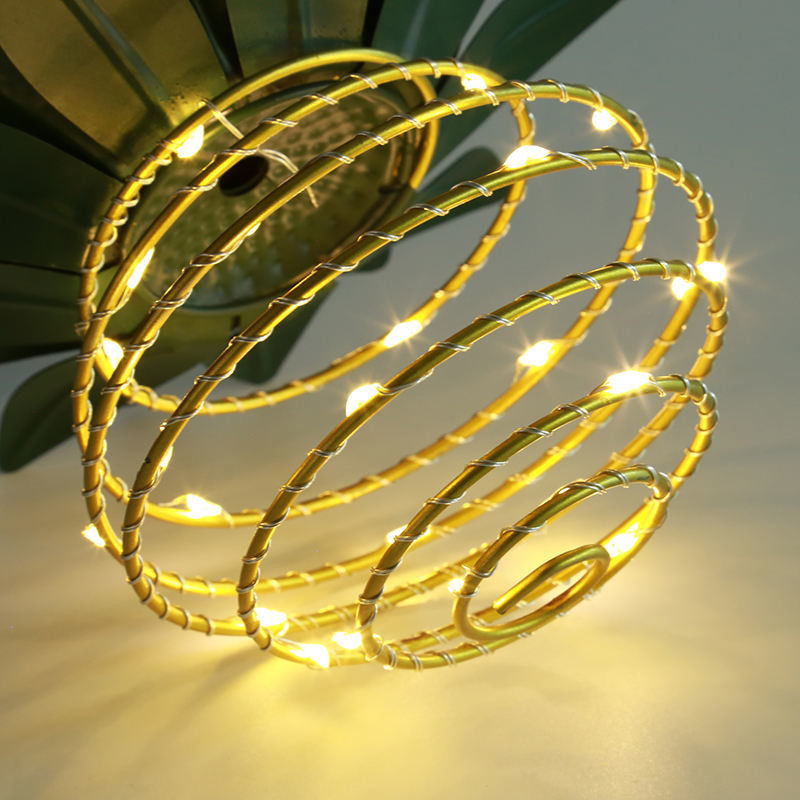 Lampada Flusso luminoso Lm 15 Lanterna solare di ananas per la decorazione del giardino paesaggistico