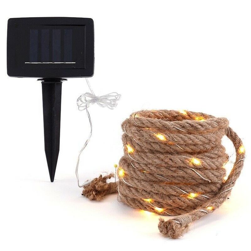 Lampada di luce solare a LED per la strada Lampada a filo di rame a LED per il giardino per una facile installazione