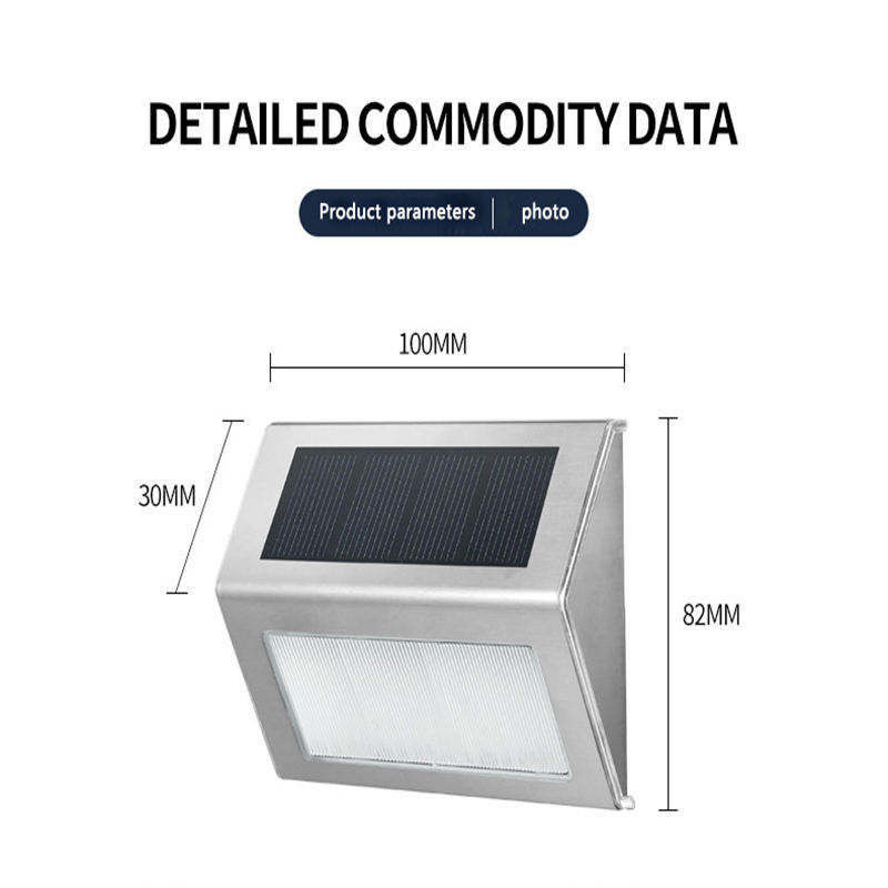 Lampada Efficienza luminosa 120lm/w Luce solare per pareti esterne Numero di indirizzo